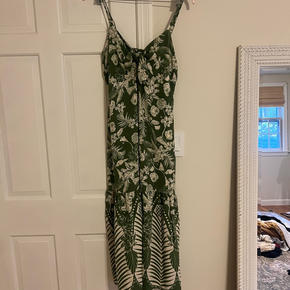Sofia by Sofia Vergara Green Floral Maxi Dress